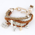 Fashion teen hawaiian leather bracelets